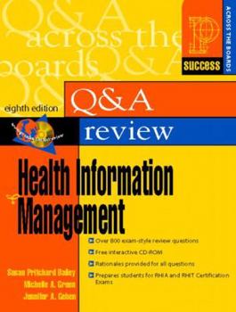 Paperback Prentice Hall Q&A Review of Health Information Management Book