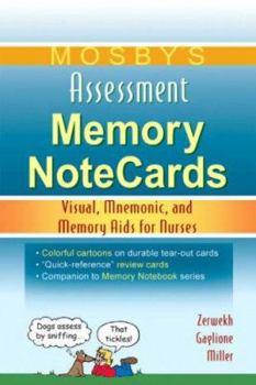 Spiral-bound Mosby's Assessment Memory Notecards Book