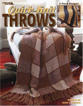 Paperback Quick-Knit Throws Book