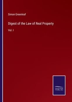 Paperback Digest of the Law of Real Property: Vol. I Book