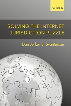 Hardcover Solving the Internet Jurisdiction Puzzle Book