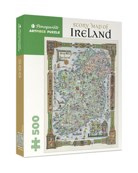 Misc. Supplies Story Map of Ireland: 500 Piece Jigsaw Puzzle Book