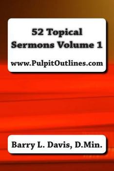 Paperback 52 Topical Sermons Volume 1 Book