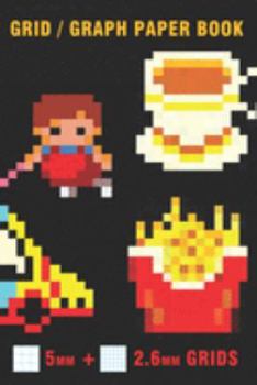 GRID / GRAPH PAPER BOOK: 2.6mm + 5mm Grid sheets for drawing, designing and writing