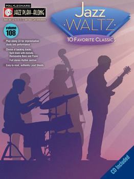 Paperback Jazz Waltz: 10 Favorite Classics [With CD (Audio)] Book
