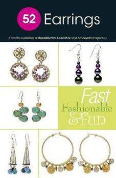 Paperback 52 Earrings: Fast Fashionable & Fun Book