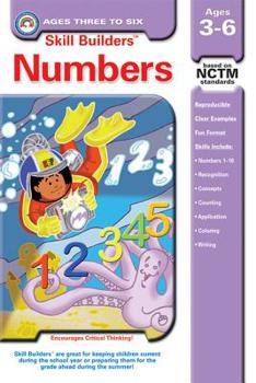 Paperback Skill Builders Numbers Ages 3-6 Book