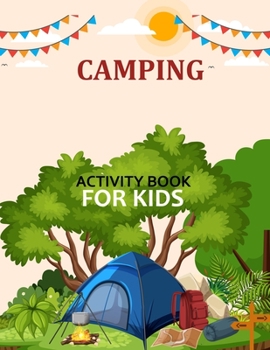 Paperback Camping Activity Book For Kids: Camping Adult Coloring Book