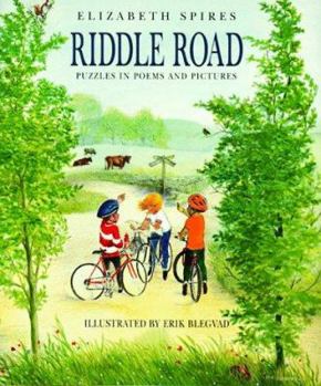 Hardcover Riddle Road: Puzzles in Poems and Pictures Book