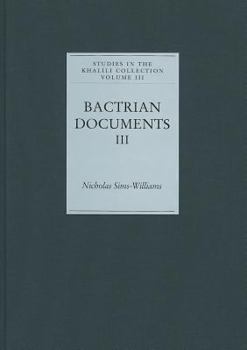 Hardcover Bactrian Documents from Northern Afghanistan III: Plates Book