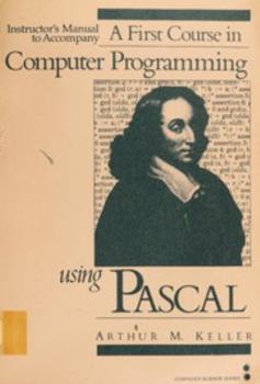 Paperback A First Course in Computer Programming Using Pascal (MCGRAW HILL COMPUTER SCIENCE SERIES) Book