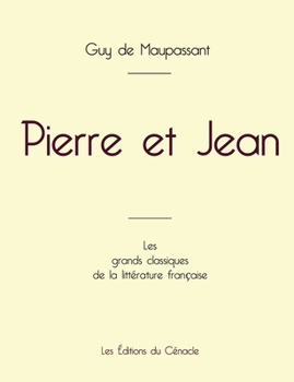 Paperback Pierre et Jean de Maupassant (édition grand format) [French] Book