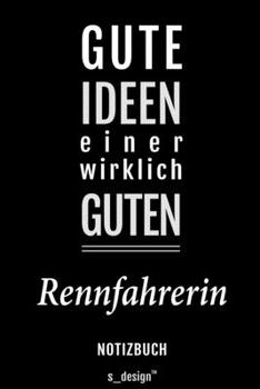 Notizbuch für Rennfahrer / Rennfahrerin: Originelle Geschenk-Idee [120 Seiten liniertes blanko Papier] (German Edition)
