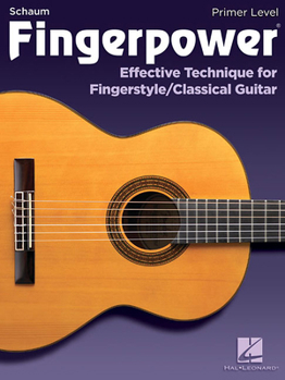 Paperback Fingerpower - Primer Level: Effective Technique for Fingerstyle/Classical Guitar Book