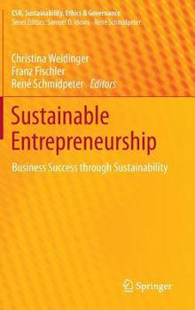 Hardcover Sustainable Entrepreneurship: Business Success Through Sustainability Book