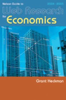 Hardcover Nelson Guide To Web Research For Economics Book