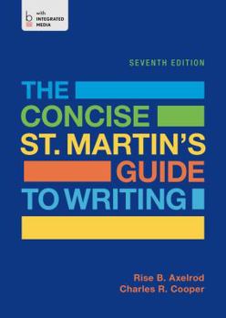 Paperback The Concise St. Martin's Guide to Writing Book