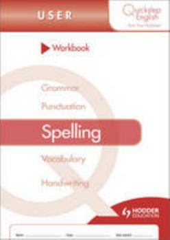 Paperback Quickstep English Workbook Spelling User Stage Book