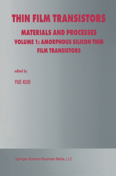 Paperback Thin Film Transistors: Materials and Processes Book