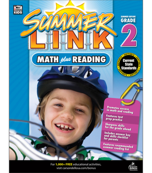Paperback Math Plus Reading Workbook: Summer Before Grade 2 Book