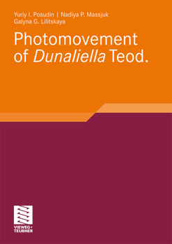 Paperback Photomovement of Dunaliella Teod [German] Book