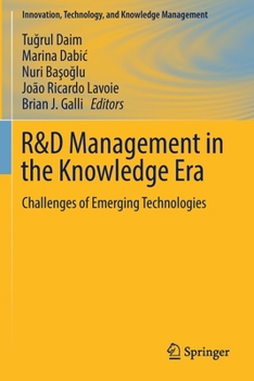 Paperback R&d Management in the Knowledge Era: Challenges of Emerging Technologies Book