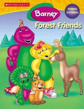 Paperback Barney Forest Friends [With Stickers] Book