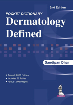 Paperback Pocket Dictionary: Dermatology Defined Book