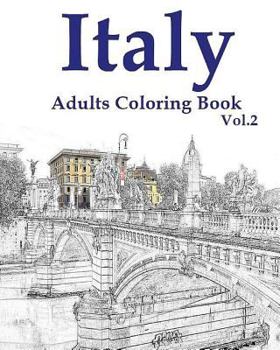 Paperback Italy: Adult Coloring Book