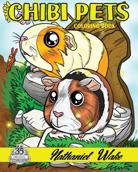 Paperback Chibi Pets Coloring Book: Adult Pet Coloring Book