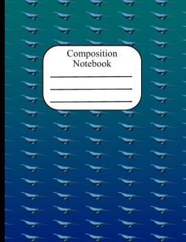 Composition Notebook: Narwhal Polka Dot Wide Ruled Composition Book - 120 Pages - 60 Sheets