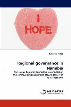 Paperback Regional Governance in Namibia Book