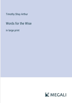 Paperback Words for the Wise: in large print Book