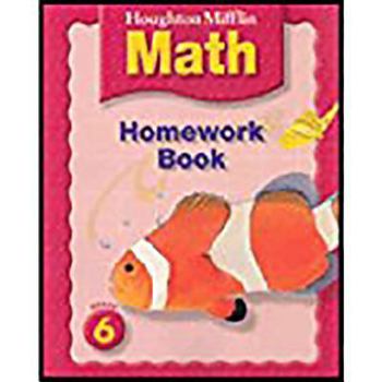 Paperback Houghton Mifflin Math (C) 2005: Homework Book Grade 6 Book