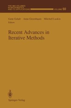 Paperback Recent Advances in Iterative Methods Book