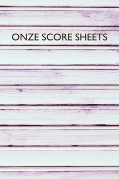 Onze Score Sheets: A pad of scoresheets: Perfect for scorekeeping: Shiplap wood cover