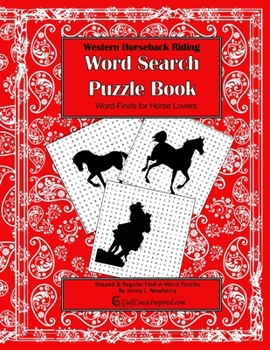 Paperback Western Horseback Riding Word Search Puzzle Book: Word Finds for Horse Lovers Book