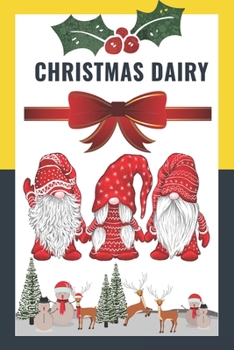Composition Notebook Dairy: 3 Nordic Christmas Gnome Womens Costume Swedish Tomte Cute Elves Journal/Notebook Blank Lined Ruled 6x9 110 Pages Matte Cover  &  Minimalist