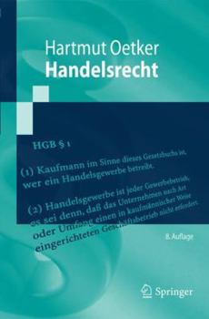 Paperback Handelsrecht [German] Book