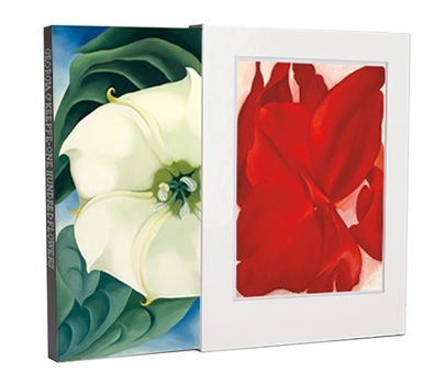 Hardcover Georgia O'Keeffe: One Hundred Flowers: 30th Anniversary Edition with Slipcase Book