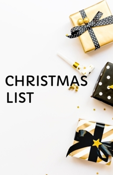 Christmas List: Christmas Notebook With Checklist Boxes And Lines (5.5" x 8.5")(No.3)