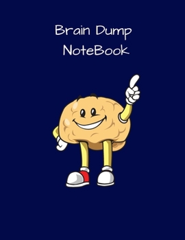 Paperback Brain Dump Notebook: Decultter Clear Thoughts Ideas Tracker Book