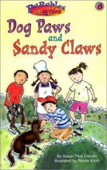 Paperback Dog Paws and Sandy Claws Book