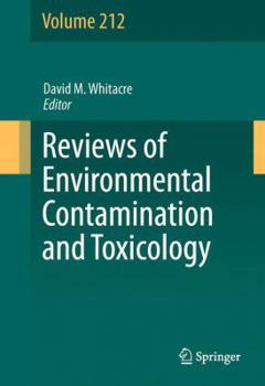 Paperback Reviews of Environmental Contamination and Toxicology Volume 212 Book