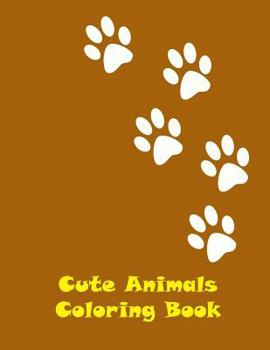 Paperback Cute Animals Coloring Book