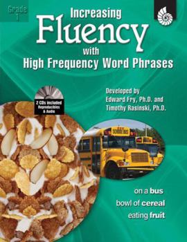 Paperback Increasing Fluency with High Frequency Word Phrases Grade 1 [With 2 CDROMs] Book