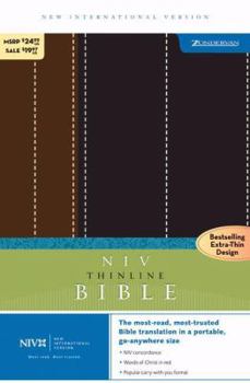 Hardcover NIV Thinline Brown/ Black - Fcs Book