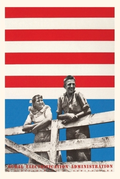 Paperback Vintage Journal Rural Electrification Administration Poster Book