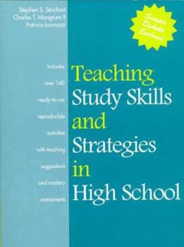 Paperback Teaching Study Skills and Strategies in High School Book