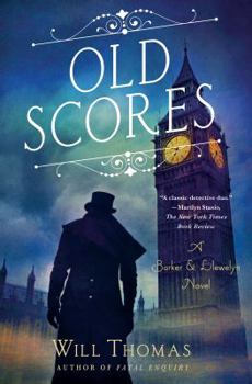 Hardcover Old Scores: A Barker & Llewelyn Novel Book